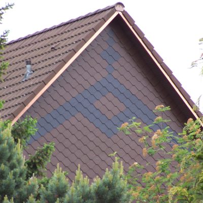 Giebelverkleidung Dachplatten